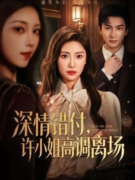 深情錯付，許小姐高調(diào)離場海報